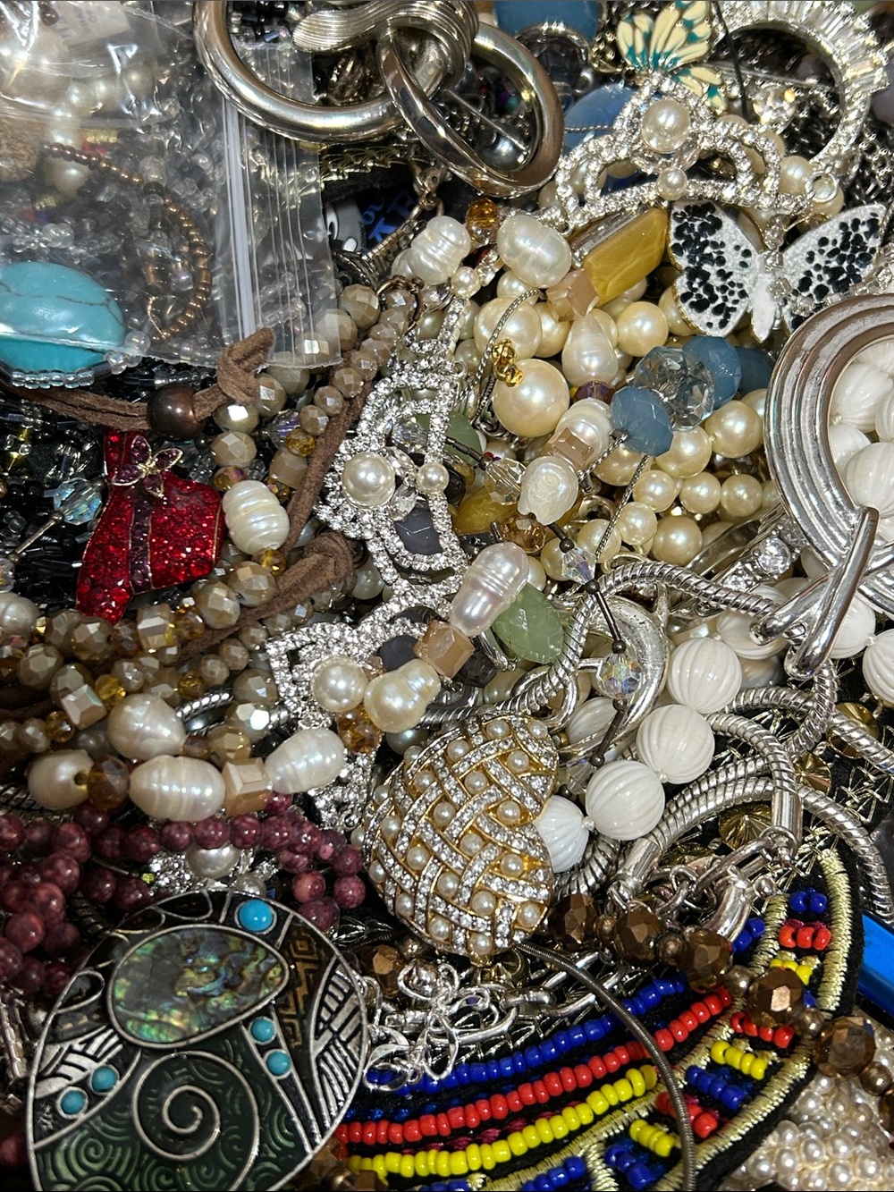 Bundle of Mixed Jewelry Lot. Over 4lbs 5oz